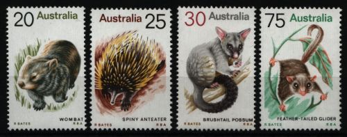 Australien 1974 - Mi-Nr. 542-545 ** - MNH - Wildtiere / Wild animals