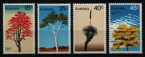 Australien 1978 - Mi-Nr. 649-652 ** - MNH - Bäume / Trees