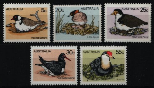 Australien 1978 - Mi-Nr. 654-658 ** - MNH - Vögel / Birds