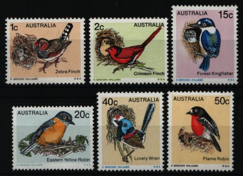 Australien 1979 - Mi-Nr. 686-691 ** - MNH - Vögel / Birds