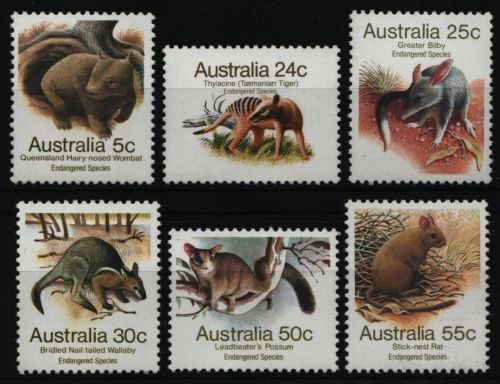 Australien 1981 - Mi-Nr. 754-759 ** - MNH - Wildtiere / Wild animals
