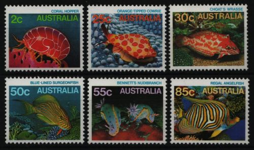 Australien 1984 - Mi-Nr. 879-884 ** - MNH - Meerestiere / Marine life