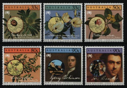 Australien 1986 - Mi-Nr. 960-965 ** - MNH - Die Reise von Kapitän Cook