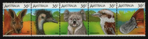 Australien 1986 - Mi-Nr. 988-992 ** - MNH - Wildtiere / Wild animals