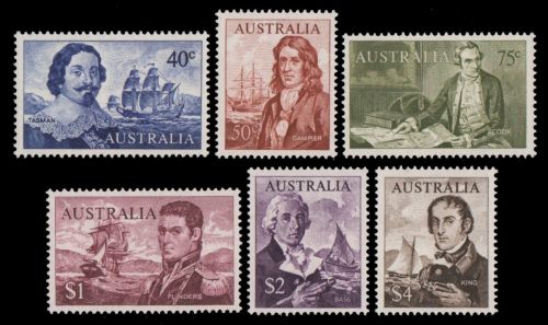 Australien 1966 - Mi-Nr. 374-379 * - MH - Schiffe / Ships - Seefahrer