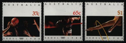 Australien 1988 - Mi-Nr. 1123-1125 ** - MNH - Olympia Seoul