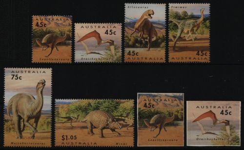 Australien 1993 - Mi-Nr. 1370-1375 I A & 1376-1377 ** - MNH - Prähistor. Tiere