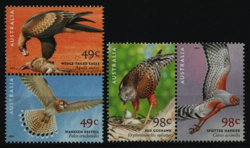 Australien 2001 - Mi-Nr. 2080-2083 ** - MNH - Vögel / Birds (III)