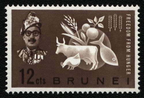 Brunei 1963 - Mi-Nr. 95 ** - MNH - Hunger