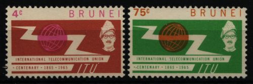 Brunei 1965 - Mi-Nr. 108-109 ** - MNH - ITU