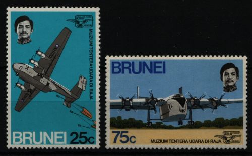 Brunei 1972 - Mi-Nr. 178-179 ** - MNH - Flugzeuge / Airplanes