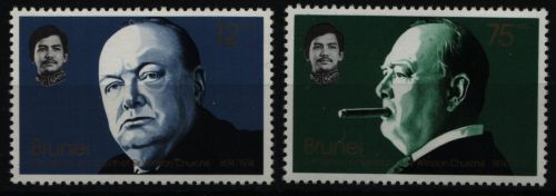 Brunei 1974 - Mi-Nr. 209-210 ** - MNH - Winston Churchill