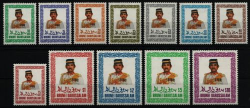 Brunei 1985 - Mi-Nr. 323-334 ** - MNH - Sultan Hassanal Bolkiah