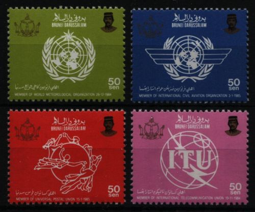 Brunei 1986 - Mi-Nr. 335-338 ** - MNH - Internationale Organisationen