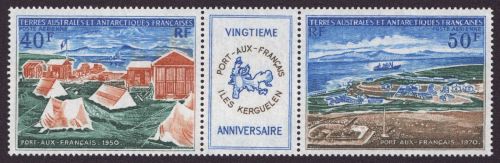 TAAF 1971 - Mi-Nr. 65-66 ** - MNH - Port aux Francais (IV)