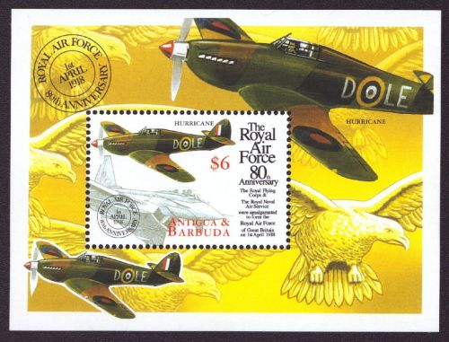 Antigua 1998 - Mi-Nr. Block 410 ** - MNH - Flugzeuge / Airplanes