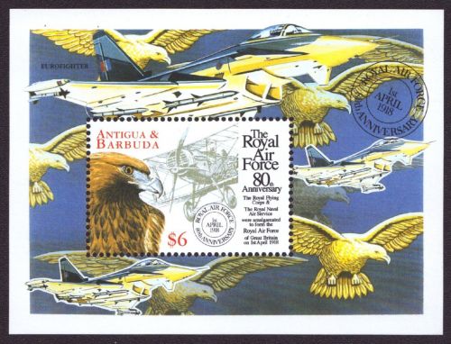 Antigua 1998 - Mi-Nr. Block 411 ** - MNH - Flugzeuge / Airplanes