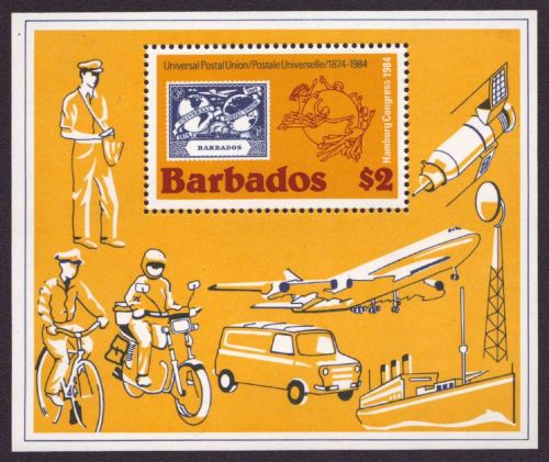 Barbados 1984 - Mi-Nr. Block 18 ** - MNH - UPU