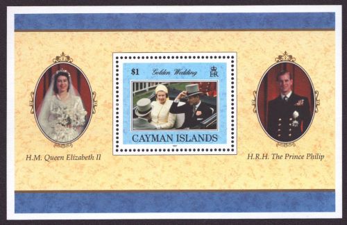 Kaiman-Inseln 1997 - Mi-Nr. Block 26 ** - MNH - Goldene Hochzeit