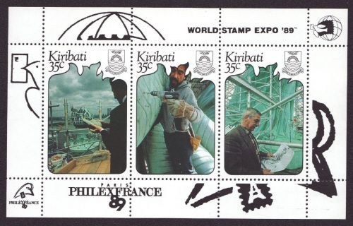 Kiribati 1989 - Mi-Nr. Block 17 ** - MNH - Briefmarkenausstellung