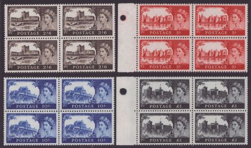Großbritannien 1963 - Mi-Nr. 335-338 II ** - MNH - Bradbury - Viererblock (III)