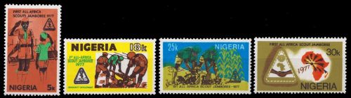 Nigeria 1977 - Mi-Nr. 331-334 ** - MNH - Pfadfinder / Scouts