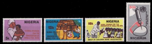 Nigeria 1978 - Mi-Nr. 346-349 ** - MNH - Pocken