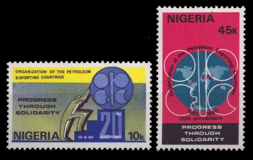 Nigeria 1980 - Mi-Nr. 372-373 ** - MNH - OPEC