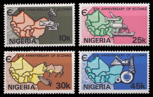 Nigeria 1980 - Mi-Nr. 379-382 ** - MNH - ECOWAS