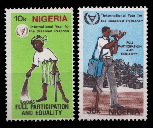 Nigeria 1981 - Mi-Nr. 383-384 ** - MNH - Jahr der Behinderten