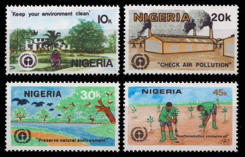 Nigeria 1982 - Mi-Nr. 396-399 ** - MNH - Umwelterhaltung
