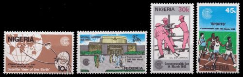 Nigeria 1983 - Mi-Nr. 410-413 ** - MNH - Commonwealth Day