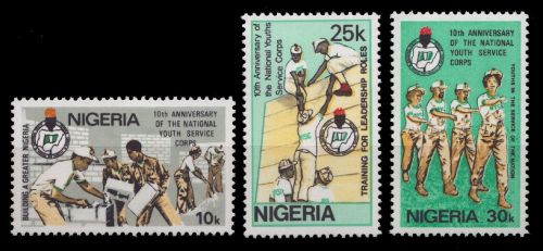 Nigeria 1983 - Mi-Nr. 414-416 ** - MNH - Jugend Corps