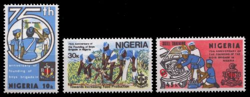 Nigeria 1983 - Mi-Nr. 425-427 ** - MNH - Boys Brigade
