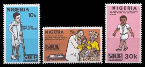 Nigeria 1984 - Mi-Nr. 428-430 ** - MNH - Kinderlähmung