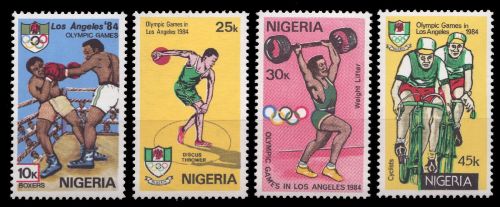 Nigeria 1984 - Mi-Nr. 438-441 ** - MNH - Olympia Los Angeles