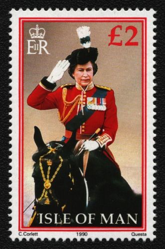 Isle of Man 1990 - Mi-Nr. 421 ** - MNH - Queen Elizabeth II