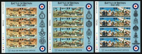 Isle of Man 1990 - Mi-Nr. 442-447 ** - MNH - KLB - Luftschlacht um England
