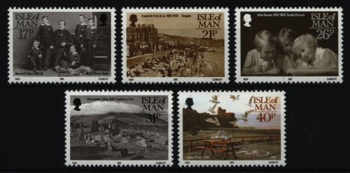 Isle of Man 1991 - Mi-Nr. 452-456 ** - MNH - Alte Fotos