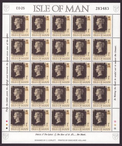 Isle of Man 1990 - Mi-Nr. 431 ** - MNH - KLB - Black Penny