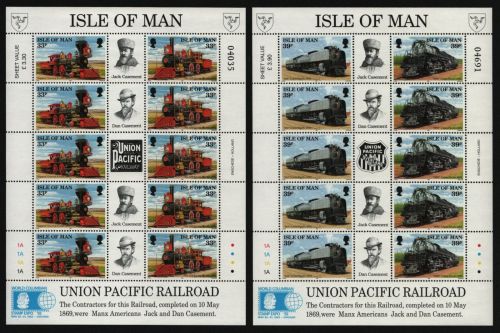 Isle of Man 1992 - Mi-Nr. 512-515 ** - MNH - KLB - Eisenbahn / Trains