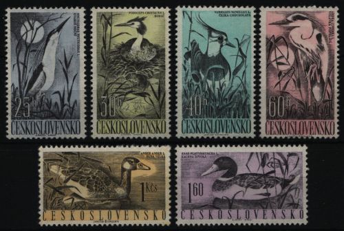 Tschechoslowakei 1960 - Mi-Nr. 1228-1233 ** - MNH - Vögel / Birds