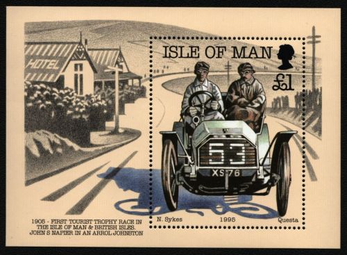 Isle of Man 1995 - Mi-Nr. Block 23 ** - MNH - Autos / Cars