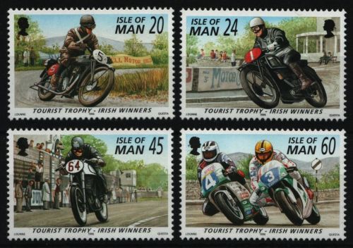 Isle of Man 1996 - Mi-Nr. 679-682 I ** - MNH - Motorräder / Motor bikes