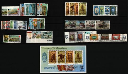Isle of Man - Lot ex Jahr 1975-1976 - gest / used - Bitte lesen / please read