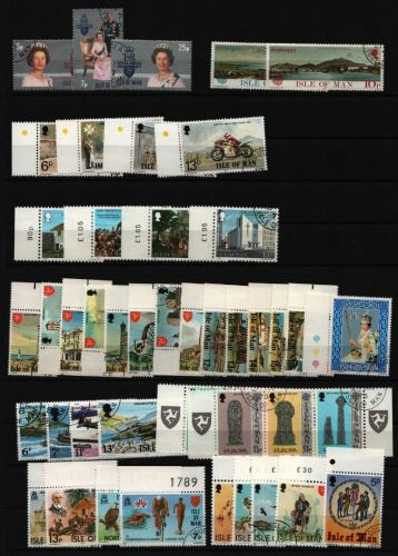 Isle of Man - Lot ex Jahr 1977-1978 - gest / used - Bitte lesen / please read