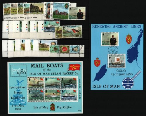 Isle of Man - Lot ex Jahr 1980 - gest / used - Bitte lesen / please read