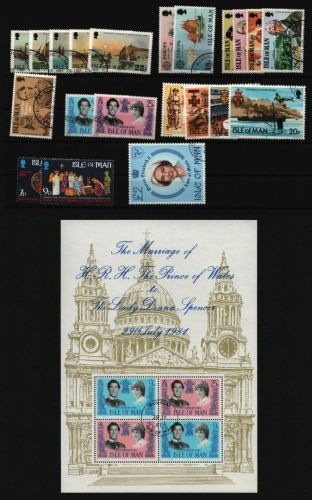 Isle of Man - Lot ex Jahr 1981 - gest / used - Bitte lesen / please read