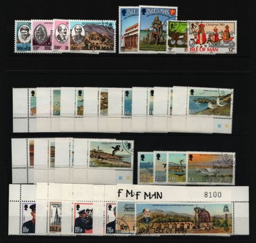 Isle of Man - Lot ex Jahr 1983 - gest / used - Bitte lesen / please read