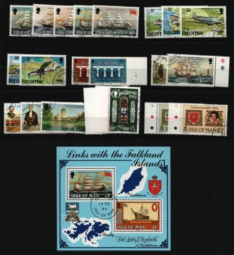 Isle of Man - Lot ex Jahr 1984 - gest / used - Bitte lesen / please read